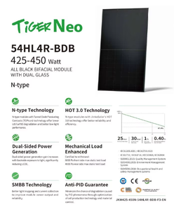 N-Type 425-450W Solar Panels | High-Quality, Cost-Effective, Reliable for Sustainable Solar Energy Solutions - Product Image 3