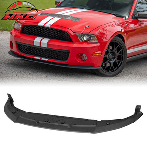 Convient pour Ford Mustang GT500 s 2010-2014, lèvre de pare-chocs avant style OEM, noir, non peint - Product Image 1