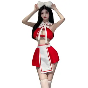 Japanese Sexy Girl Cosplay Maid Costume Nightclub Party Sexy Sailor Maid Uniform Exotic Role Play Maid Dress Sexy Lingerie
