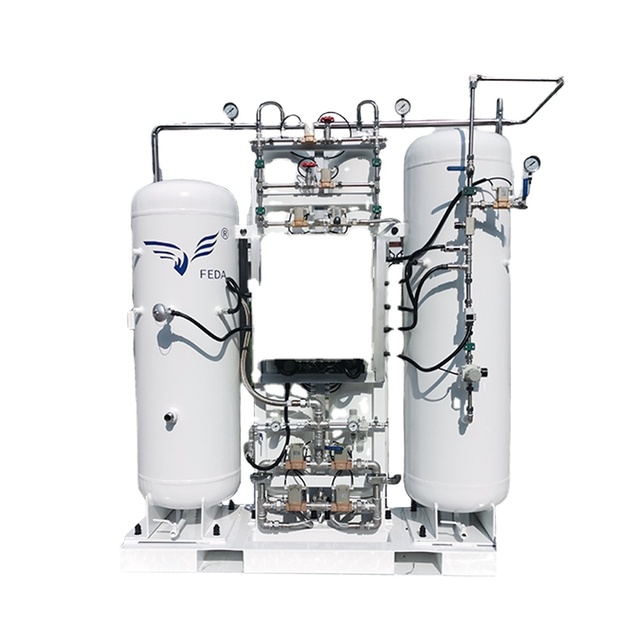 ISO Certified Air Separation Unit Oxygen Making Machine PLC Core Components Oxygen Cylinder Filling Plant