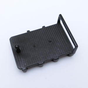 Boucle de ceinture personnalisée en alliage de zinc moulé, design 3D creux, finition chromée <span class=keywords><strong>noire</strong></span> mate 35 mm, accessoires métalliques en gros - Product Image 3