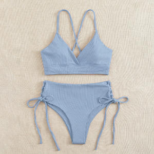 <span class=keywords><strong>Bañador</strong></span> de encaje triangular para <span class=keywords><strong>mujer</strong></span>, traje de baño Sexy de Copa <span class=keywords><strong>grande</strong></span> con almohadilla en el <span class=keywords><strong>pecho</strong></span>, 2022 - Product Image 2