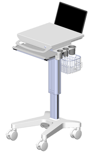<span class=keywords><strong>Chariot</strong></span> de travail mobile réglable en hauteur / <span class=keywords><strong>fixe</strong></span>, <span class=keywords><strong>chariot</strong></span> médical, poste de travail informatique mobile, <span class=keywords><strong>chariot</strong></span> informatique médical - Product Image 4
