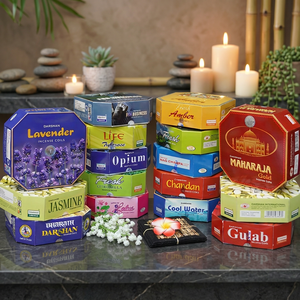 Aroma Fresh Amber <b>Sandalwood</b> Coil <b>Incense</b> 100% Natural Eco-Friendly Indian Scented All-Season - Product Image 4