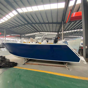 Bateau <span class=keywords><strong>de</strong></span> pêche en aluminium à console centrale Gospel 7,5 m/25 pieds / Bateau à moteur hors-bord pour la mer / Bateaux à moteur avec CE et table - Product Image 1