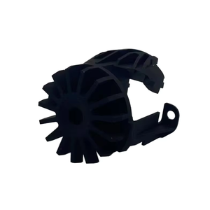 High Precision CNC Custom Engineering <b>Plastic</b> Sunburst Heat Dissipation <b>Enclosure</b> Equipment Cooling Bracket Parts - Product Image 1