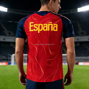 Maglia da Calcio Nazionale Mondiale 2026 Francia Argentina Spagna Germania, Maglia da Calcio Traspirante Personalizzabile con Nome, Qualità Thailandia - Product Image 4