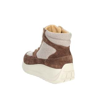 Candice Copper Donna Sneakers Marron Chaussures à plateforme hautes - Product Image 2