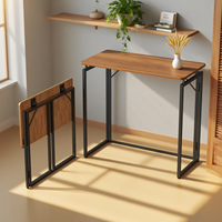 Table pliante multifonctionnelle moderne, structure robuste et ergonomique, simple à organiser et à ranger pour la maison, le bureau, la salle à manger, petite