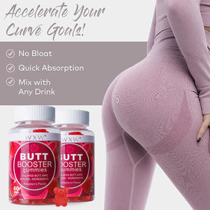 OEM Gommes naturelles à base de plantes à la saveur de framboise Vitamine A C E B6 Gommes pour la santé des adultes Suppléments Gommes Curve Support - Product Image 3