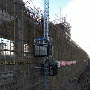 Sc100/100 0-30m/Min DAHAN Nouveau Treuil de Construction à Double Cage pour Marchandises avec Capacité de Charge de 1000KG Hauteur Maximale 60m - Product Image 3