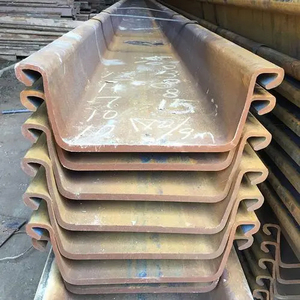 Palplanches en acier quantité minimale de commande bas personnalisées de haute qualité 40 cm 6 m. - Product Image 3