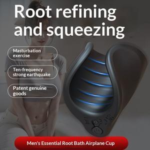 Anneau vibrant en silicone USB pour l'entraînement du gland, dispositif de masturbation masculin, vibrateur masseur pour hommes adultes - Product Image 2