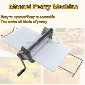 Machine à plastifier la pâte commerciale manuelle pour le pressage de croissants de pâte Machine de fabrication de rouleaux de pâtisserie japonaise - Product Image 2