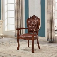 Chaise de salle à manger de style européen, moderne et minimaliste, en bois massif, dossier blanc, tabouret de manucure, chaise de salle à manger, hôtel, maison