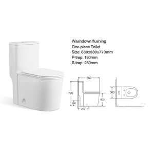 <span class=keywords><strong>Modern</strong></span> Ceramic Wc <span class=keywords><strong>Toilet</strong></span> Bowl WC Commode Sanitary Ware Banheiro Dual-Flush Piso Montado Washdown One Piece <span class=keywords><strong>Toilet</strong></span> - Product Image 6