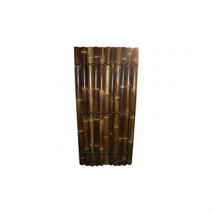 Valla de Bambú Negra para Granja, Diseño Vintage Ecológico, Cercas para Jardín y Carreteras, Paneles de Enrejado y Portones, Origen Indonesia - Product Image 1