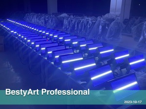 Bestyart/rs8 + 8 Bảng điều khiển/LED phẳng ánh sáng nhấp nháy màu RGB + W phân khúc 8 + 8 công suất cao 230W - Product Image 3