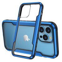 Vente en gros, offre spéciale, étui métallique antichoc pour protection d'appareil photo PC TPU pour iPhone 15 14 13 Pro Max