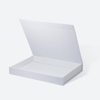 Boîte cadeau magnétique haut de gamme personnalisée, étanche, structure rigide, matériaux recyclés écologiques, emballage de vente au détail portable, gaufrage