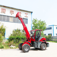 Nennlast 1,5 Tonnen Kleiner Landwirtschaftslader TL1500 Teleskop-Radlader mit EPA-Reifen 4-Takt-Motor