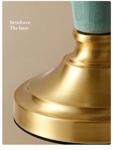 Lampe de table en céramique verte super populaire et lampe de Restaurant LED moderne - Product Image 3