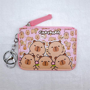 กระเป๋าใส่เหรียญลายการ์ตูนคาปิบาร่าน่ารักสำหรับเด็กนักเรียนชายหญิง รุ่น DHF1249 ขายส่งหลายแบบ - Product Image 6