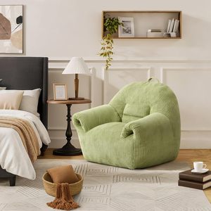 เก้าอี้บีนแบ็กหรูหราทันสมัยที่มีพื้นนุ่มขนาดใหญ่และโซฟาขี้เกียจพร้อมการตกแต่งที่สะดวกสบายและห้องนั่งเล่นสำนักงาน - Product Image 4