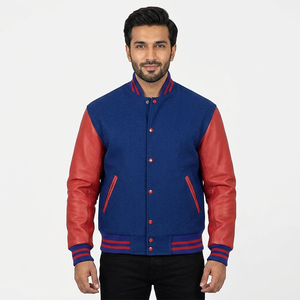 2025 Customized Logo Printed <b>Men's</b> Jackets High Quality for Winter Season Low MOQ Lettermen Jacket for <b>Men</b> - Product Image 1