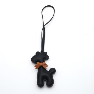 Fashion Cute Animal Pendant <b>Keychain</b> for Women & Girls Pu Leather With Brown Bow Materials <b>Keychain</b> Pendant - Product Image 5