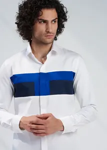 Judd <b>White</b> 100% Cotton <b>Casual</b> <b>Shirts</b> Breathable Summer OEM Service - Product Image 2