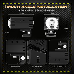 Style automobile, <span class=keywords><strong>phare</strong></span> LED DRL, yeux de démon, yeux maléfiques, lumière LED pour voiture, projecteur de <span class=keywords><strong>phare</strong></span> - Product Image 3