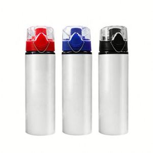 Bouteilles d'eau sportives en aluminium de 750 ml sans BPA, avec couvercle anti-fuite, vente en gros d'usine - Product Image 1