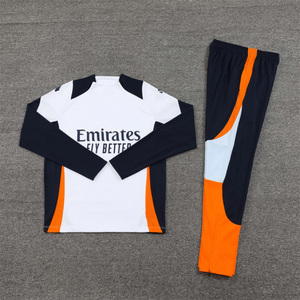 Traje de entrenamiento de fútbol de manga larga con media cremallera para hombre, camiseta de invierno y otoño - Product Image 6
