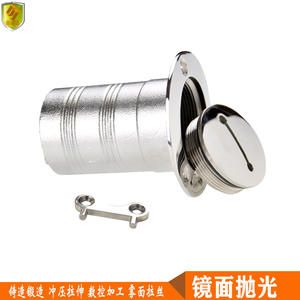 Petit goulot de remplissage de carburant en acier inoxydable de 50 mm pour yacht marin, bateau rapide, bateau de pêche, accessoires de quincaillerie, pièces et accessoires - Product Image 2