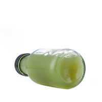 Bouteilles de jus réutilisables directement potable Gym Camping 250ml 350ml 500ml Conception de logo personnalisé Bouteille de boisson en verre rechargeable