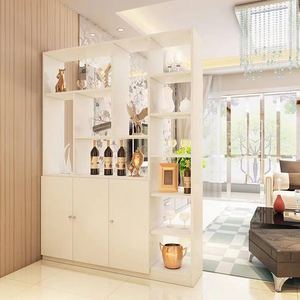 Meubles de salon en bois massif cloison paravent casier à vin armoire - Product Image 5