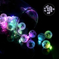 10 pièces boule ronde gobelet LED ballon lumières Mini Flash lampes lumineuses pour lanterne Bar noël décoration de fête de mariage