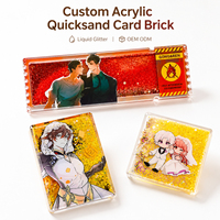 CNAWO 2026 Porte-clés personnalisé en acrylique, pendentif Kawaii à sable mouvant liquide, créez votre propre design, grande quantité, prix abordable