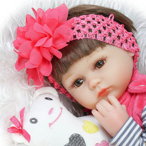 Nouveau Lifereborn Reborn Baby Dolls 40CM Full Silicone <span class=keywords><strong>Bebe</strong></span> Lifelike Reborn Dolls avec vêtements - Product Image 6