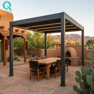 QINGYING Gazebo d'été extérieur automatique en aluminium pour jardin - Product Image 1