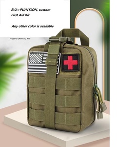 Trousse de premiers soins professionnelle 47-en-1 pour équipement de survie d'urgence <span class=keywords><strong>avec</strong></span> lampe de poche SOS et pochette Molle noire pour le <span class=keywords><strong>voyage</strong></span> - Product Image 2