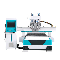 Machine de nesting CNC à quatre processeurs Shandong Chenmai, robuste, à plateau stable et de précision pour le traitement des panneaux de portes d'armoires