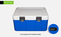 Glacière isotherme 20L pour chaîne du froid, conteneur de transport thermique PP+PU pour échantillons de réactifs biologiques, utilisation en voiture