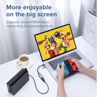 Kartu Pengambilan Audio Video Mindpure 4K Dual Type C USB 3.0 ke HDMI untuk Switch Xbox TV Live Streaming Broadcasting Rekam Game OBS