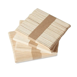 Houten Was Spatels Kit Voor Gezicht En Kleine Haarverwijderingsstokken Ijslollystokjes Voor Diy Ambacht - Product Image 5