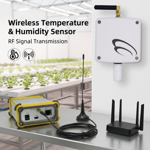 อุณหภูมิความชื้น IOT Sensor เซ็นเซอร์อุณหภูมิไร้สายแบบเรียลไทม์ IOT อุณหภูมิความชื้นเครื่องบันทึกข้อมูล - Product Image 1