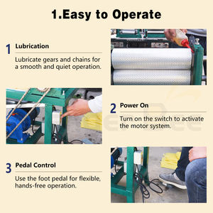 Máquina Eléctrica Automática para Estampado de Láminas de Cera de Abeja, Rodillo de Aleación de Aluminio, Herramientas de Apicultura MengerBee E310E 750W 310mm - Product Image 3