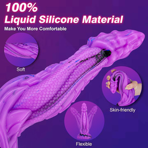 Dildo de Silicona Suave para Adultos con Característica Impermeable, Tentáculos de Pulpo de Colores Mezclados, Tapón Anal para Mujeres, Talla L - Product Image 5