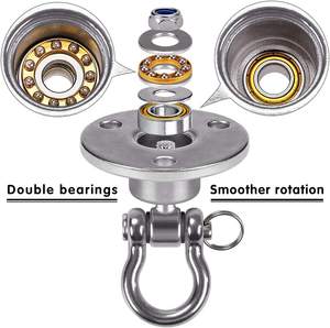 Mosquetón giratorio <span class=keywords><strong>de</strong></span> <span class=keywords><strong>seguridad</strong></span> giratorio OEM para escalar con gancho <span class=keywords><strong>Precio</strong></span> <span class=keywords><strong>de</strong></span> fábrica embalado en caja - Product Image 4